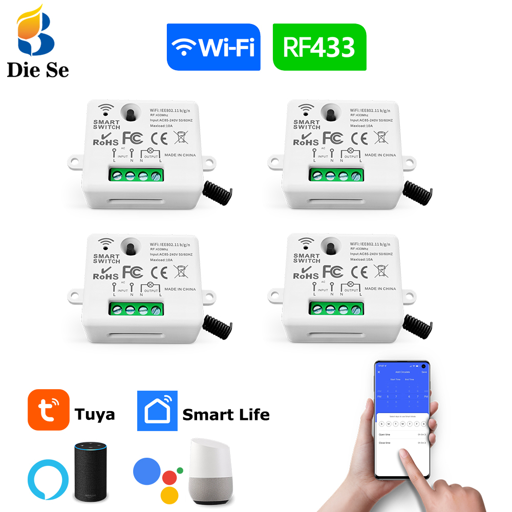 App Home Improvement - Tuya WiFi مفتاح الإضاءة الذكي 433
