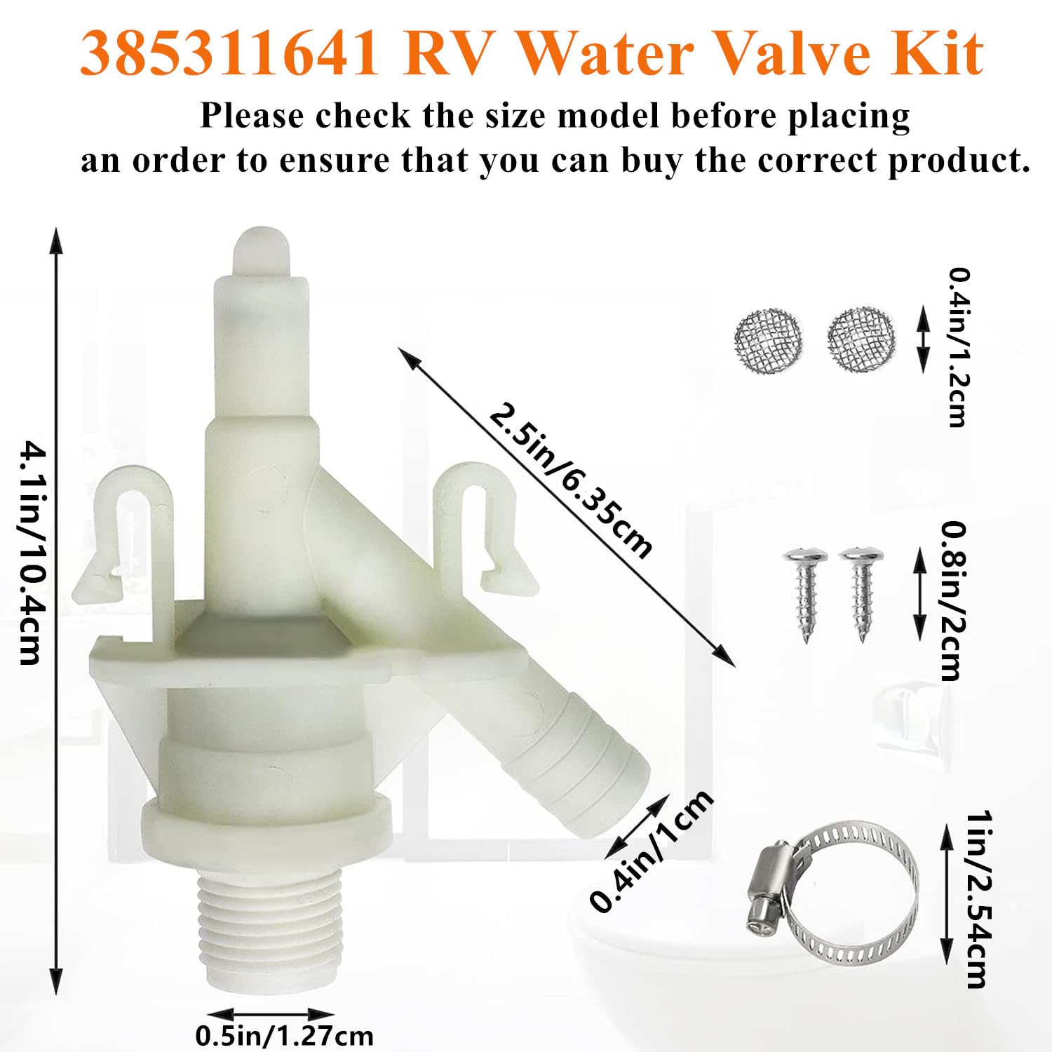 صمام تدفق المرحاض RV مقاوم للت - مراجعة Toilet Flush Valve وسعره