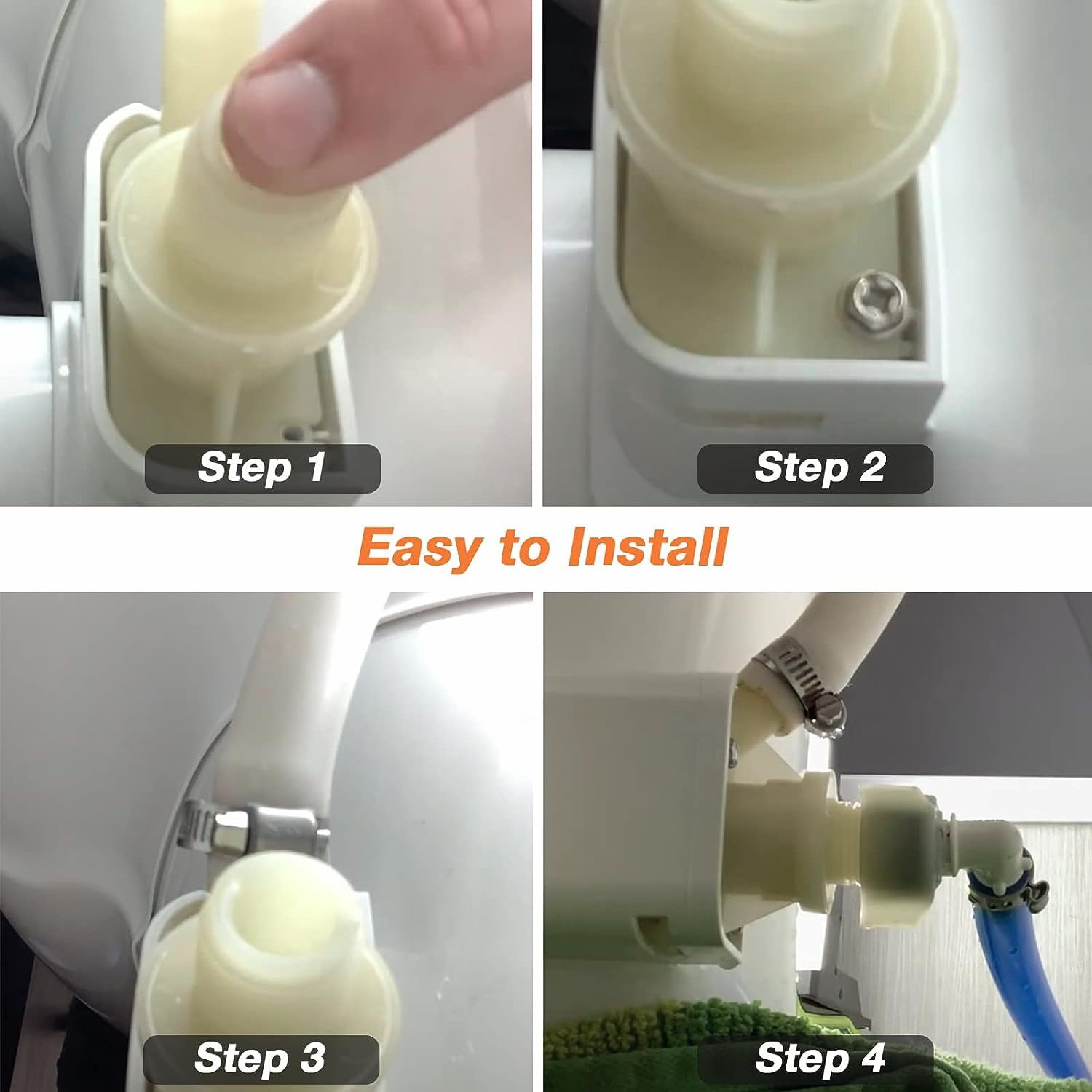 صمام تدفق المرحاض RV مقاوم للت - مراجعة Toilet Flush Valve وسعره