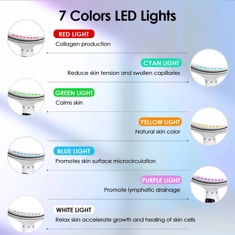 7 ألوان أضواء LED جهاز تجميل ا - مراجعة Home Improvement Expo وسعره