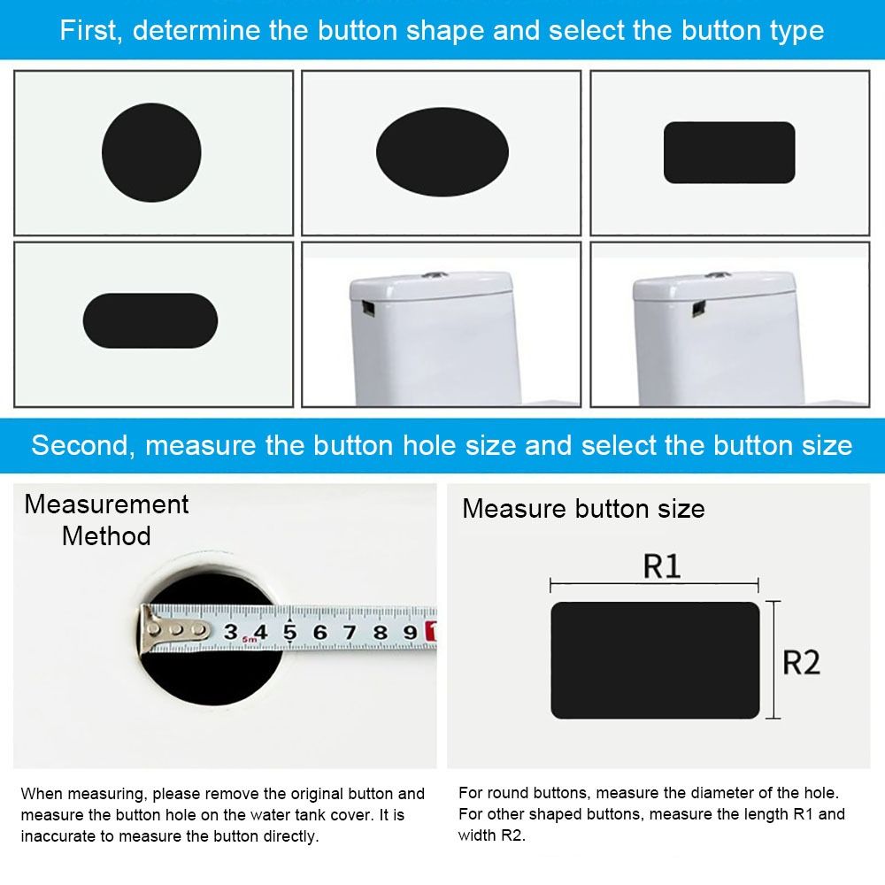 قطعة واحدة من أزرار دفع المرحا - مراجعة Toilet Flush Valve وسعره