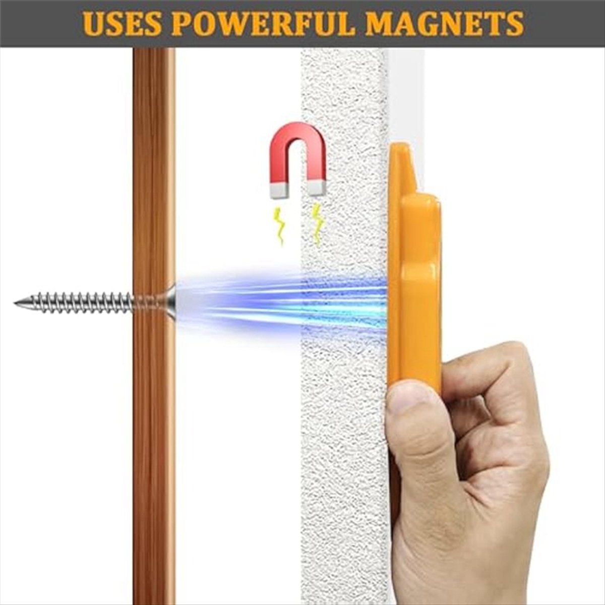 4 قطع من أداة البحث عن المسامي - مراجعة Stud Finder Magnetic وسعره