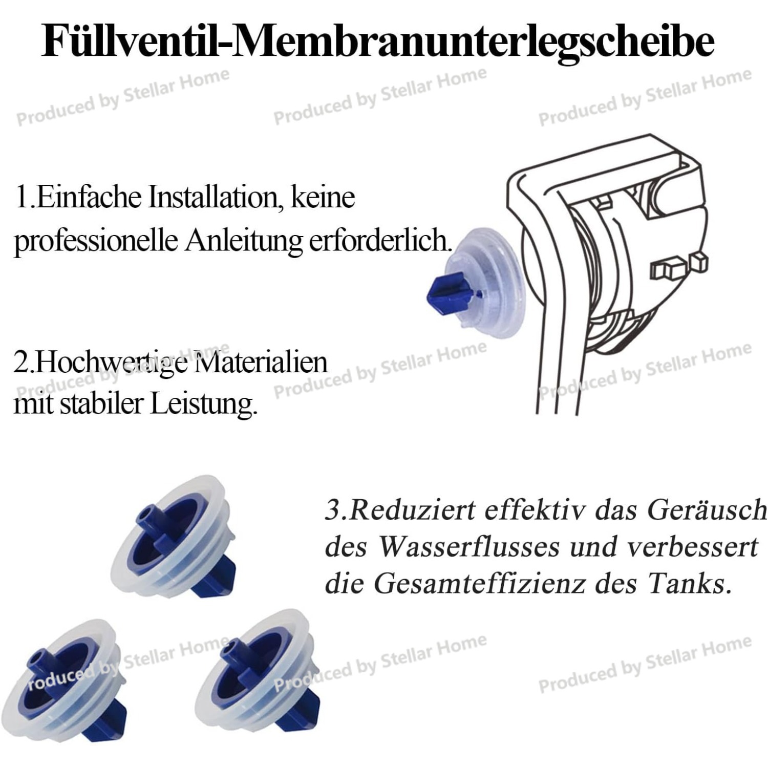 استبدال غشاء صمام تعبئة المرحا - مراجعة Toilet Flush Valve وسعره