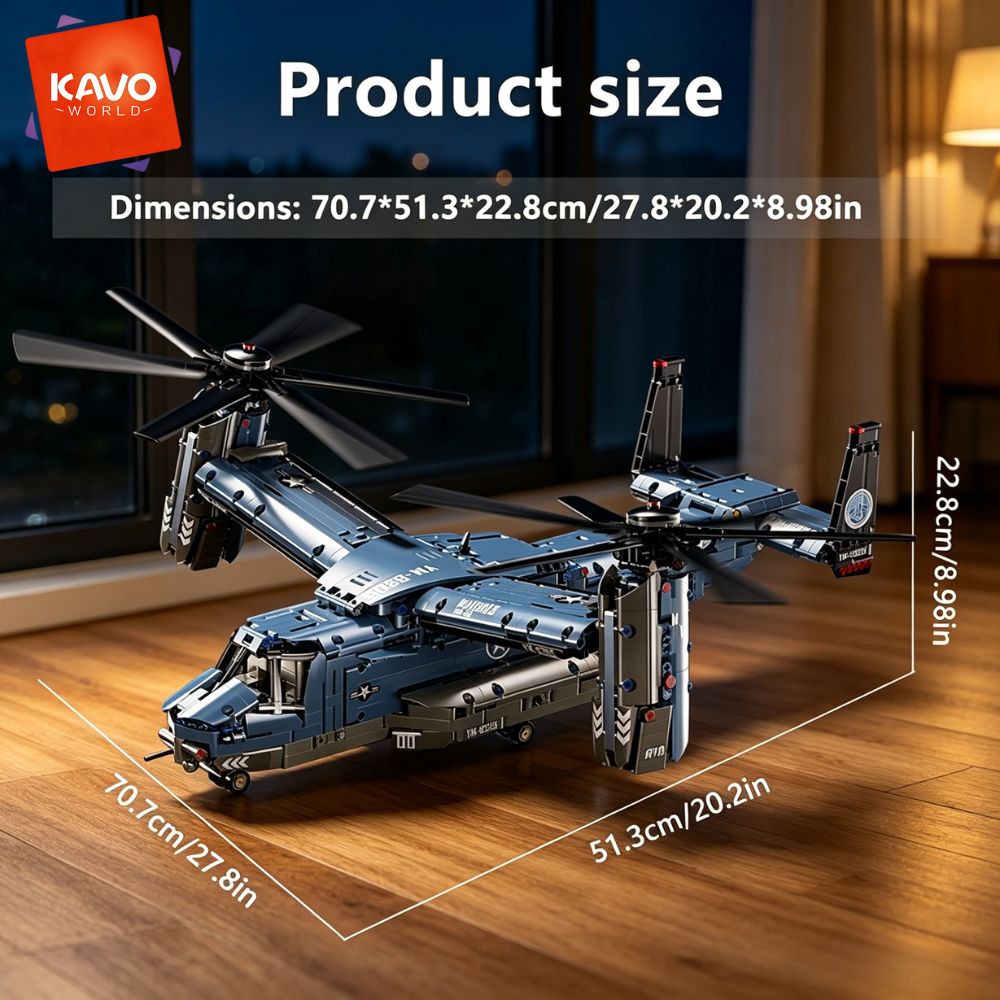 مجموعة مكعبات بناء طائرة V-22  - مراجعة Home Improvement Expo وسعره